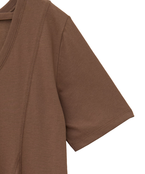 CONVERSE TOKYO(コンバーストウキョウ)の「BACK OPEN FLARE DRESS(ワンピース・レディース・ブラック/オレンジ/ブラウン・FREE)」の16枚目の写真