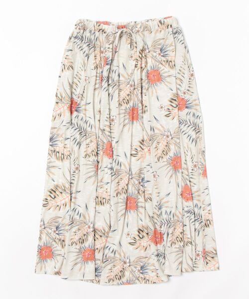 Kahiko(カヒコ)の「【Kahiko】プアメリアロングスカート(スカート・レディース・ベージュ/ネイビー/グリーン/ホワイト/ブラック・FREE)」の3枚目の写真