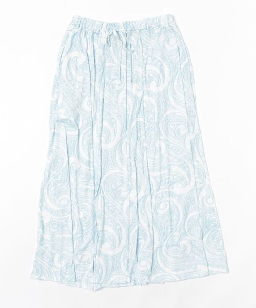 Kahiko(カヒコ)の「【Kahiko】プアメリアロングスカート(スカート・レディース・ベージュ/ネイビー/グリーン/ホワイト/ブラック・FREE)」の2枚目の写真