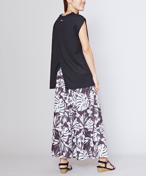 Kahiko(カヒコ)の「【Kahiko】プアメリアロングスカート(スカート・レディース・ベージュ/ネイビー/グリーン/ホワイト/ブラック・FREE)」の10枚目の写真