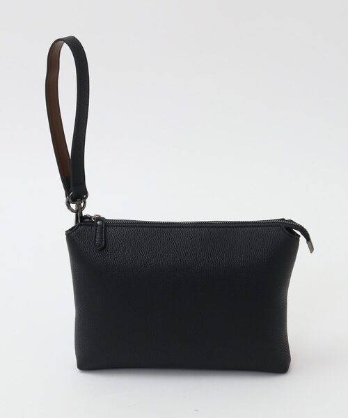 MEN'S MELROSE（メンズメルローズ）の「PUレザー2wayミニショルダーバッグ（ショルダーバッグ・メンズ・ブラック・9）」の8枚目の写真