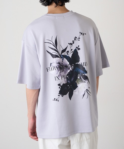 HAUS(ハウス)の「【HAUS】フラワーデジタルプリントTシャツ 215507 WINS(Tシャツ/カットソー・メンズ・ライトグレー/ブラック/オフホワイト・M)」の22枚目の写真