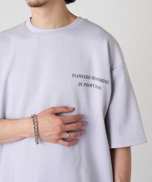 HAUS(ハウス)の「【HAUS】フラワーデジタルプリントTシャツ 215507 WINS(Tシャツ/カットソー・メンズ・ライトグレー/ブラック/オフホワイト・M)」の18枚目の写真