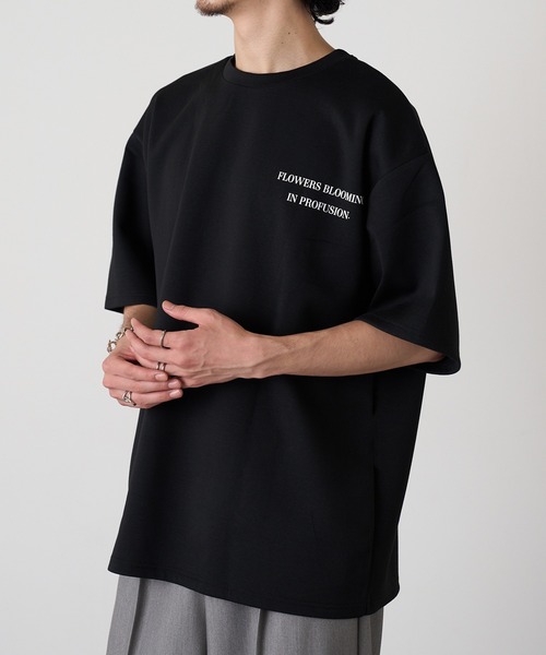 HAUS(ハウス)の「【HAUS】フラワーデジタルプリントTシャツ 215507 WINS(Tシャツ/カットソー・メンズ・ライトグレー/ブラック/オフホワイト・M)」の13枚目の写真