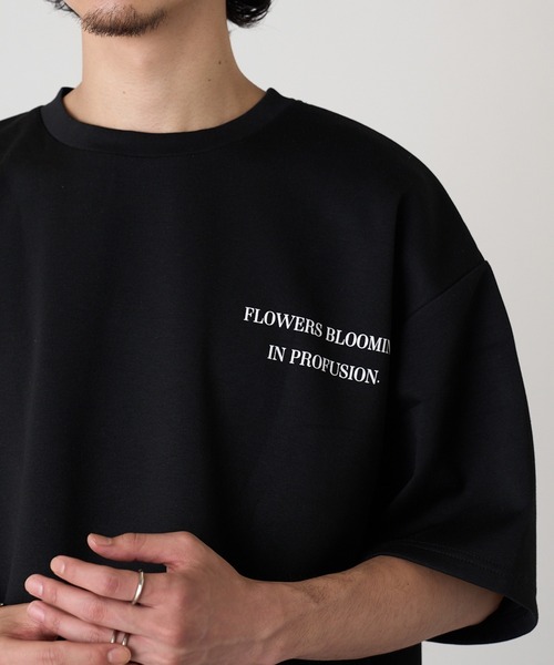 HAUS(ハウス)の「【HAUS】フラワーデジタルプリントTシャツ 215507 WINS(Tシャツ/カットソー・メンズ・ライトグレー/ブラック/オフホワイト・M)」の11枚目の写真