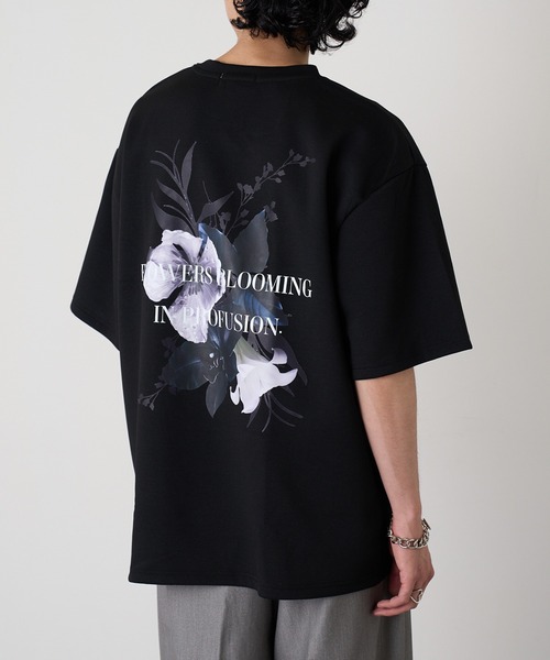 HAUS(ハウス)の「【HAUS】フラワーデジタルプリントTシャツ 215507 WINS(Tシャツ/カットソー・メンズ・ライトグレー/ブラック/オフホワイト・M)」の14枚目の写真