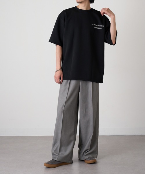 HAUS(ハウス)の「【HAUS】フラワーデジタルプリントTシャツ 215507 WINS(Tシャツ/カットソー・メンズ・ライトグレー/ブラック/オフホワイト・M)」の16枚目の写真