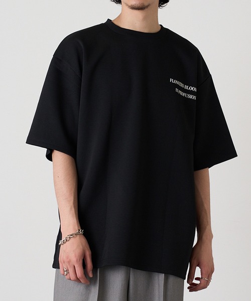HAUS(ハウス)の「【HAUS】フラワーデジタルプリントTシャツ 215507 WINS(Tシャツ/カットソー・メンズ・ライトグレー/ブラック/オフホワイト・M)」の12枚目の写真