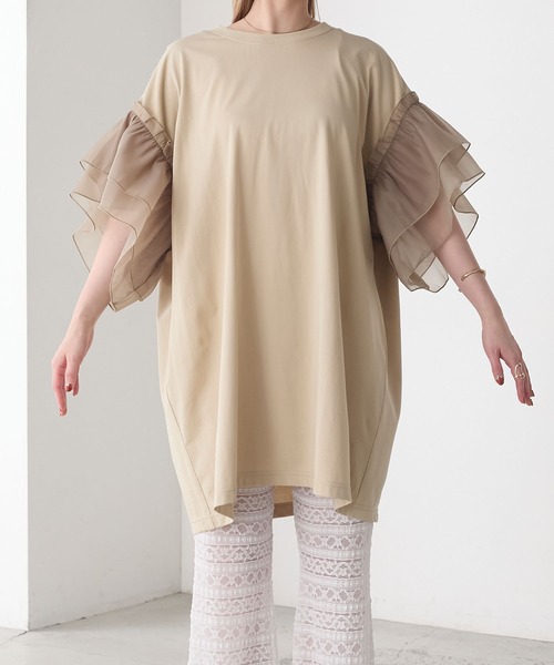 フリル 長袖 オーバーサイズ トップス Tシャツ 82677172b_26_d_500.jpg