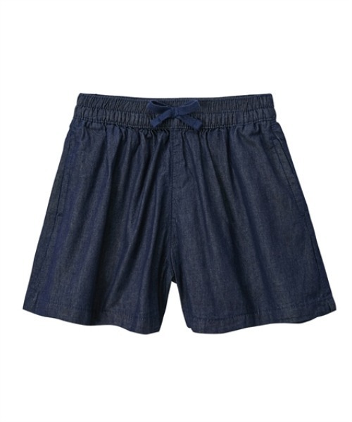 【新品】ホーンガーメント　ショーパン　キュロット　ネイビー　38 セール】綿100％イージーキュロット（女の子）（その他パンツ