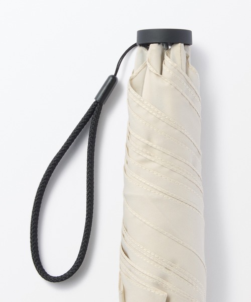 無印良品（ムジルシリョウヒン）の「晴雨兼用　軽量　折りたたみ傘（折りたたみ傘・レディース・ブルー系/ブラック/アイボリー/ライトピンク・50cm）」の5枚目の写真