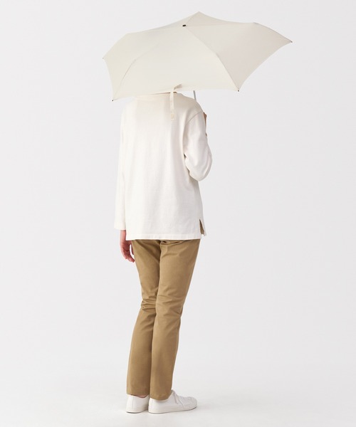 無印良品（ムジルシリョウヒン）の「晴雨兼用　軽量　折りたたみ傘（折りたたみ傘・レディース・ブルー系/ブラック/アイボリー/ライトピンク・50cm）」の12枚目の写真