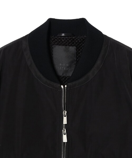 BRILLA per il gusto（ブリッラペルイルグースト）の「TATRAS / BAGOLARO MA-1タイプ ショートブルゾン（ブルゾン・メンズ・ブラック・4/3/2）」の3枚目の写真