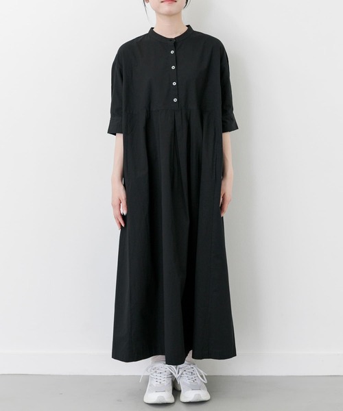 FORK&SPOON（フォークアンドスプーン）の「FORK&SPOON　ワイドレンジシャツワンピース（ワンピース・レディース・ブルー系その他/グリーン系その他/ブラック・1/2）」の18枚目の写真