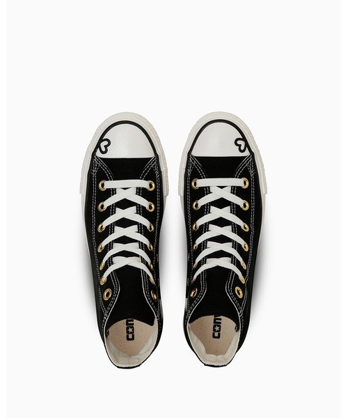 CONVERSE ALL STAR（コンバースオールスター）の「ALL STAR PLTS HEARTPOINT HI / オールスター 　ＰＬＴＳ　ハートポイント　ＨＩ（スニーカー・レディース・ブラック・4/3/3.5/4.5/5.5/5/6）」の10枚目の写真