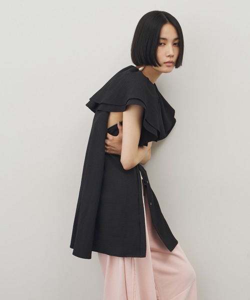 LA BELLE ETUDE（ラベルエチュード）の「ボリュームフリル衿ブラウス（シャツ/ブラウス・レディース・ブラック/その他・FREE）」の17枚目の写真