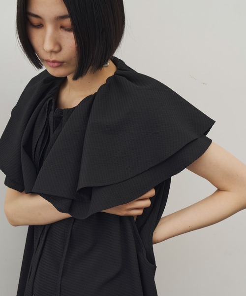 LA BELLE ETUDE（ラベルエチュード）の「ボリュームフリル衿ブラウス（シャツ/ブラウス・レディース・ブラック/その他・FREE）」の19枚目の写真