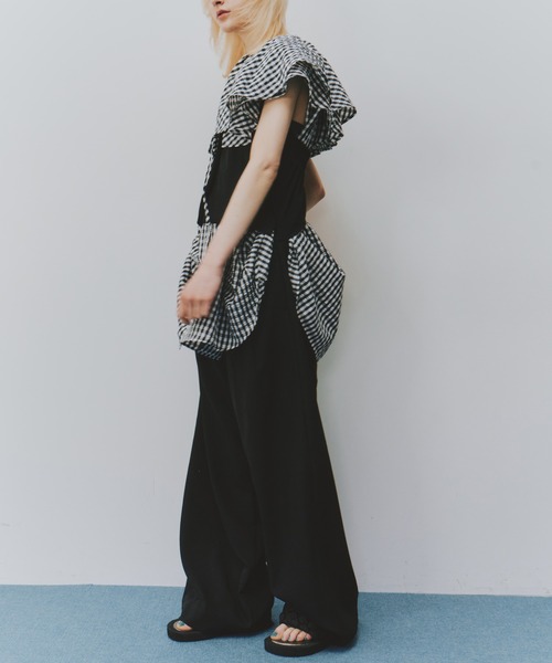 LA BELLE ETUDE（ラベルエチュード）の「ボリュームフリル衿ブラウス（シャツ/ブラウス・レディース・ブラック/その他・FREE）」の11枚目の写真