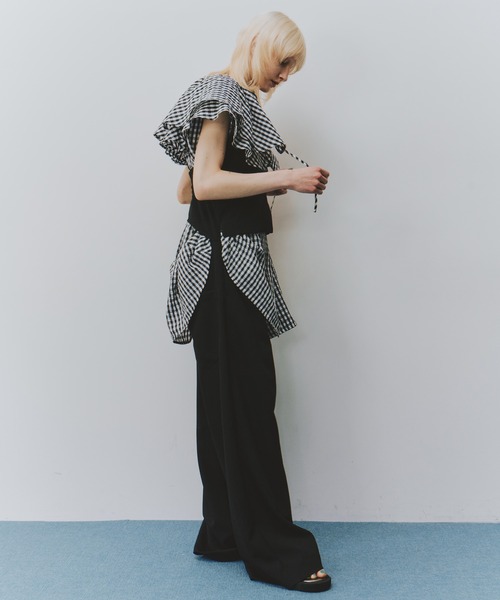 LA BELLE ETUDE（ラベルエチュード）の「ボリュームフリル衿ブラウス（シャツ/ブラウス・レディース・ブラック/その他・FREE）」の14枚目の写真