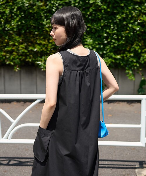 ✨新品未使用タグ付き✨23区 Vネックフレアワンピース 洗える上品デザイン 40 セール】 《5色展開/S-LLサイズ》シルケットVネックフレア