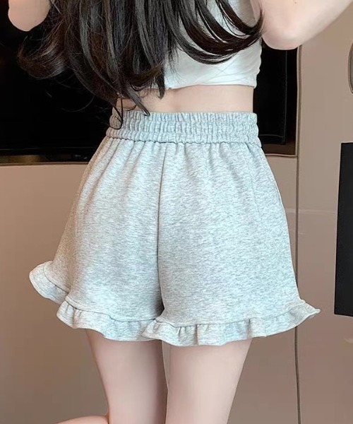 ampm（エーエムピーエム）の「※フリルスウェットショートパンツ（スウェットパンツ・レディース・ブラウン/ブラック/グレー・M/L）」の19枚目の写真