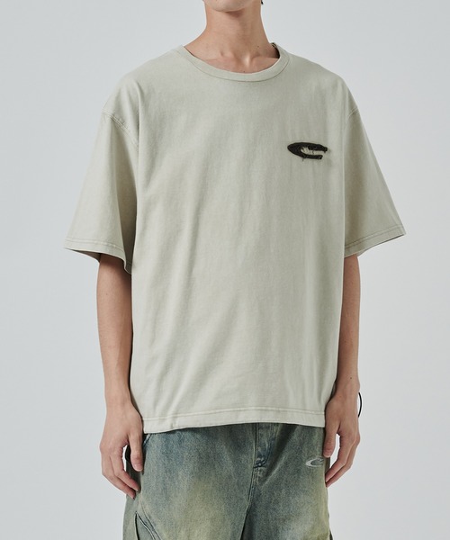 CPG（シーピージー）の「CPG LOGO DYE TEE（Tシャツ/カットソー・メンズ・ブラック/ライトブルー/グレー・L/M）」の2枚目の写真