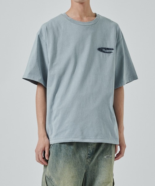 CPG（シーピージー）の「CPG LOGO DYE TEE（Tシャツ/カットソー・メンズ・ブラック/ライトブルー/グレー・L/M）」の3枚目の写真