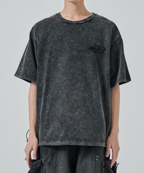 CPG（シーピージー）の「CPG LOGO DYE TEE（Tシャツ/カットソー・メンズ・ブラック/ライトブルー/グレー・L/M）」の7枚目の写真