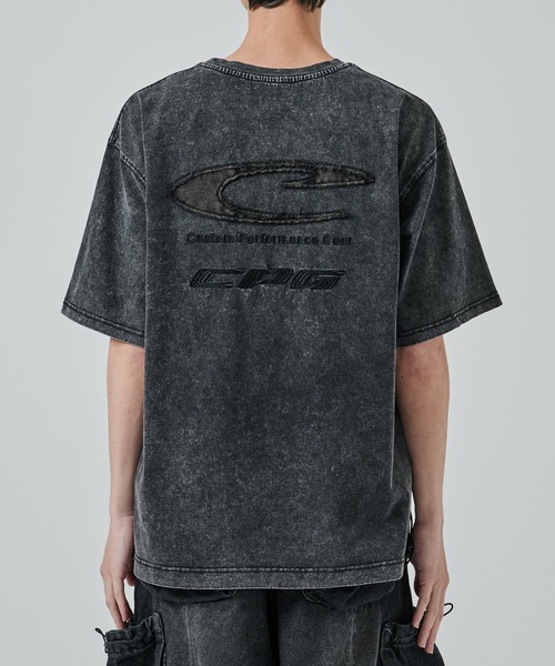 CPG（シーピージー）の「CPG LOGO DYE TEE（Tシャツ/カットソー・メンズ・ブラック/ライトブルー/グレー・L/M）」の9枚目の写真