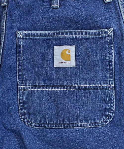 Carhartt（カーハート）の「WIP リラックスストレート ストーンウォッシュ ワークデニムパンツ シンプルパンツ Simple Pant（デニムパンツ・メンズ・ブルー系その他3・30/32/34）」の8枚目の写真