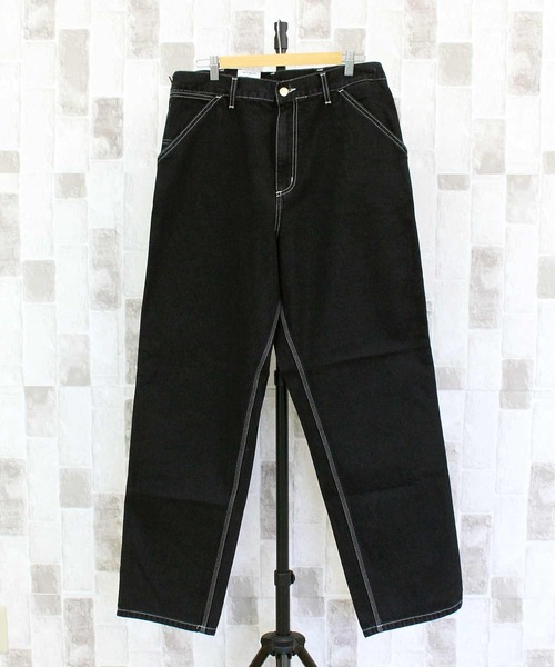 Carhartt(カーハート)の「WIP リラックスストレート ストーンウォッシュ ワークデニムパンツ シンプルパンツ Simple Pant(デニムパンツ・メンズ・ブルー系その他3/ブラック系その他・34/32/30/36)」の10枚目の写真