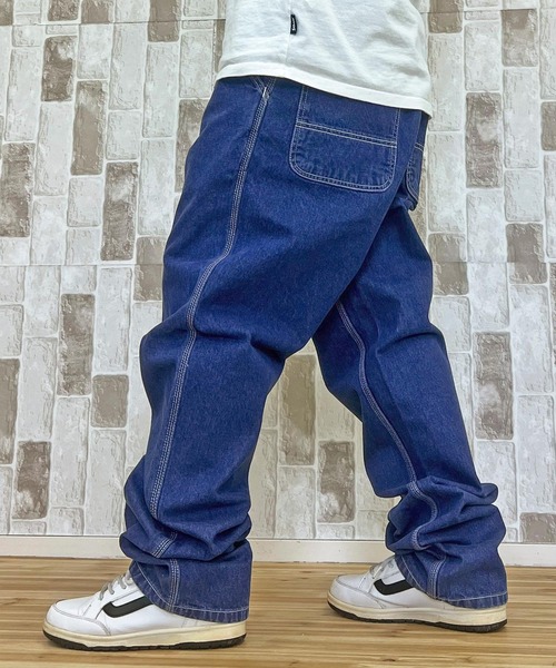 Carhartt(カーハート)の「WIP リラックスストレート ストーンウォッシュ ワークデニムパンツ シンプルパンツ Simple Pant(デニムパンツ・メンズ・ブルー系その他3/ブラック系その他・34/32/30/36)」の19枚目の写真