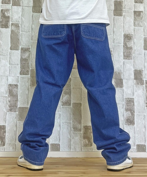 Carhartt(カーハート)の「WIP リラックスストレート ストーンウォッシュ ワークデニムパンツ シンプルパンツ Simple Pant(デニムパンツ・メンズ・ブルー系その他3/ブラック系その他・34/32/30/36)」の21枚目の写真