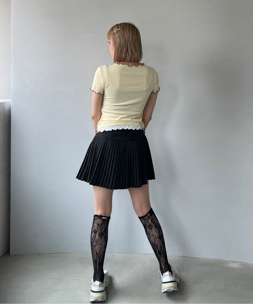 Fano Studios(ファノ ストゥディオズ)の「レイヤードデザイン メロウ 半袖トップス FX25S238【Fano Studios】(Tシャツ/カットソー・レディース・クリーム・L/M/S)」の16枚目の写真