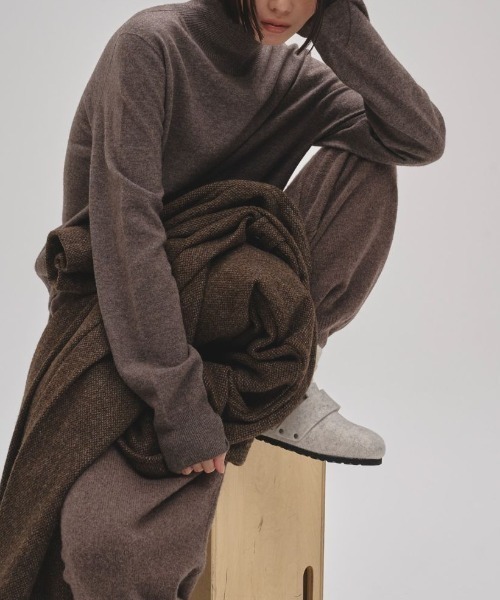 TODAYFUL/トゥデイフル】Wool Cashmere Turtle Knit/ウールカシミア
