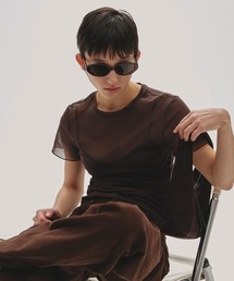 TODAYFUL(gDfCt)Soft Mesh T-shirts(TVc/Jbg\[)