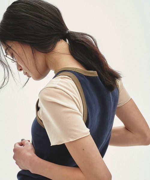 TODAYFUL(トゥデイフル)の「Soft Mesh T-shirts(Tシャツ/カットソー・レディース・キナリ/チョコ/ブラック・FREE)」の19枚目の写真