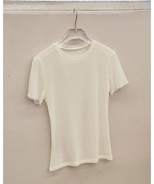 TODAYFUL(トゥデイフル)の「Soft Mesh T-shirts(Tシャツ/カットソー・レディース・キナリ/チョコ/ブラック・FREE)」の11枚目の写真