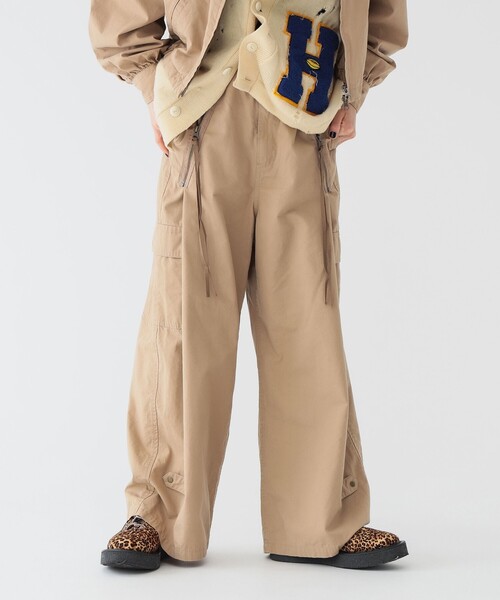 maturely（マチュアリー）の「【1/15再値下げ】maturely / コットン シルク ジッパー カーゴパンツ（カーゴパンツ・レディース・ベージュ/ブラック・1/0）」の21枚目の写真