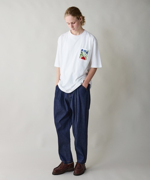 rehacer（レアセル）の「rehacer : Garden Pocket Relax Fit T-shit / ガーデンポケット リラックス フィット Tシャツ（Tシャツ/カットソー・メンズ・ブラック/ホワイト・SMALL/MEDIUM/LARGE/X-LARGE）」の7枚目の写真
