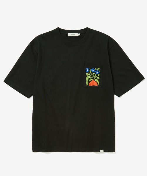 rehacer（レアセル）の「rehacer : Garden Pocket Relax Fit T-shit / ガーデンポケット リラックス フィット Tシャツ（Tシャツ/カットソー・メンズ・ブラック/ホワイト・SMALL/MEDIUM/LARGE/X-LARGE）」の8枚目の写真