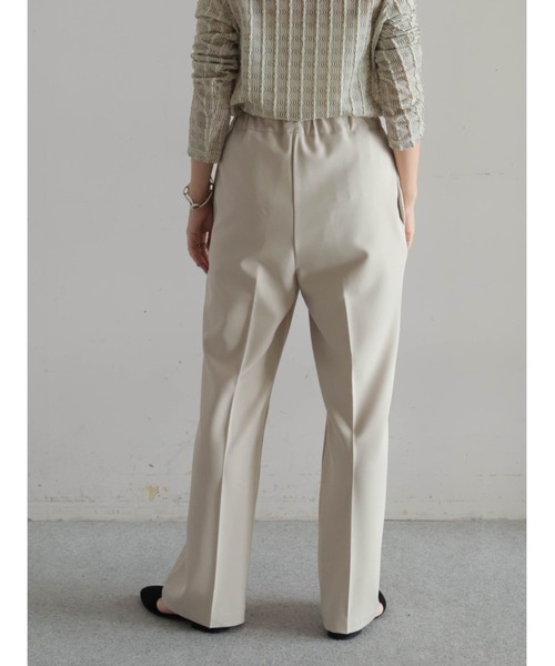 FIL DE FER(フィルデフェール)の「ポリエステルカルゼ センタープレスパンツ(その他パンツ・レディース・グレー/レッド/ベージュ・MEDIUM/SMALL)」の10枚目の写真