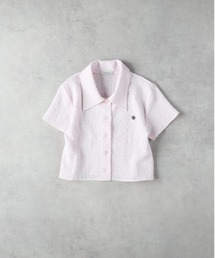 Right-on | 【VIVIAN BLUE】ふくれジャガードシャツ(シャツ/ブラウス)