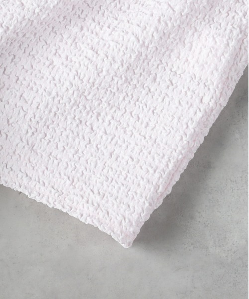 Right-on（ライトオン）の「【VIVIAN BLUE】ふくれジャガードシャツ（シャツ/ブラウス・キッズ・ピンク/ホワイト・140/150/160/130）」の9枚目の写真