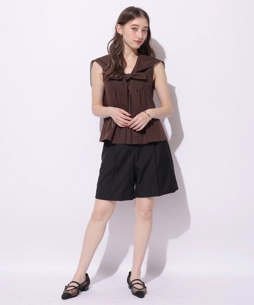 Rirandture パンツ Rirandture（リランドチュール）の「ドロストワイドパンツ
