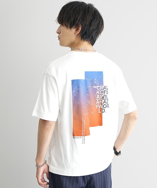 MinoriTY】ソフトタッチ×厚手仕立てグラデーションプリントTシャツ