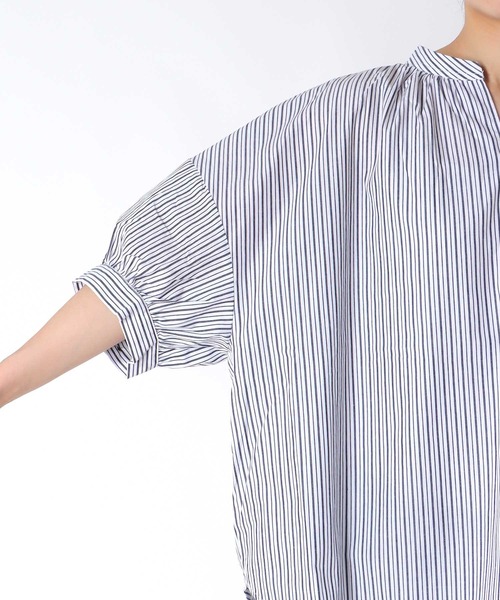 Cepica（セピカ）の「バックギャザーシャツブラウス（シャツ/ブラウス・レディース・ストライプ・FREE）」の12枚目の写真