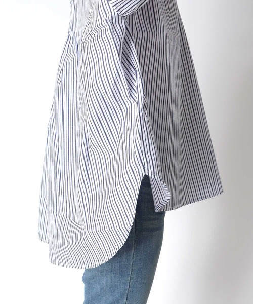Cepica（セピカ）の「バックギャザーシャツブラウス（シャツ/ブラウス・レディース・ストライプ・FREE）」の13枚目の写真