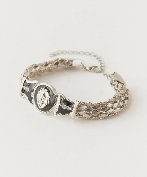 ROOPTOKYO（ループトウキョウ）の「メダリオンモチーフ メッシュバンドブレスレット（ブレスレット・レディース・シルバー・FREE）」の5枚目の写真