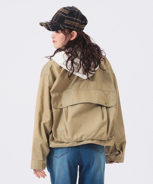 BEAMS BOY シャンブレー　ギャバ　ショート　フィッシング　ジャケット シャンブレー ギャバ ショート フィッシング ジャケット